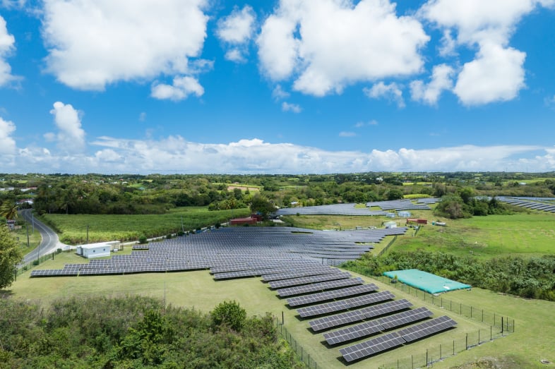 Ferme photovoltaique à Marie Galante